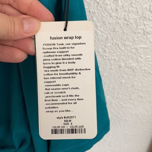 ⭐️Nancy Rose Performance Fusion Wrap Top - Picture 5 of 11